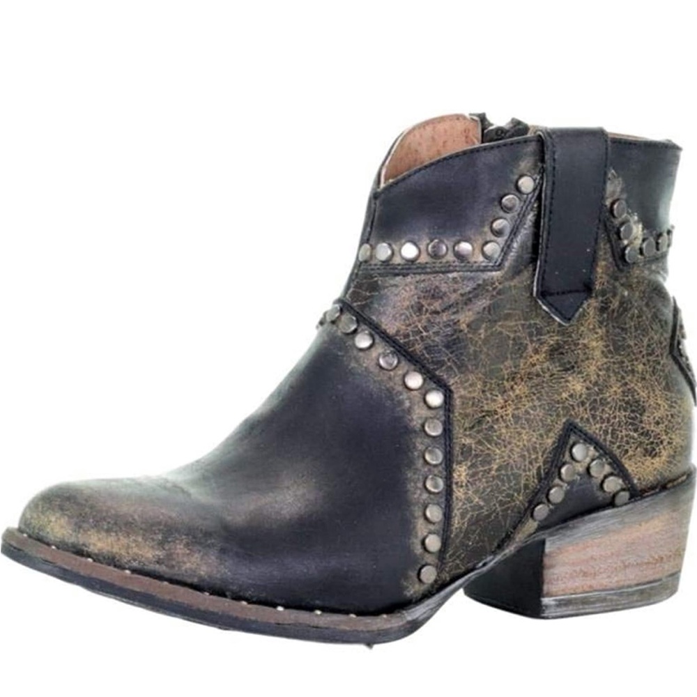 Corral Leather Ankle Boots